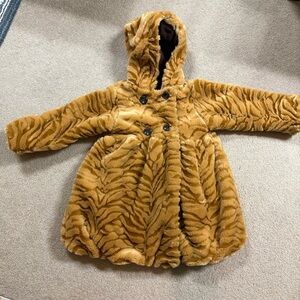 Corky & Company Tiger Stripe Kids Hooded Coat